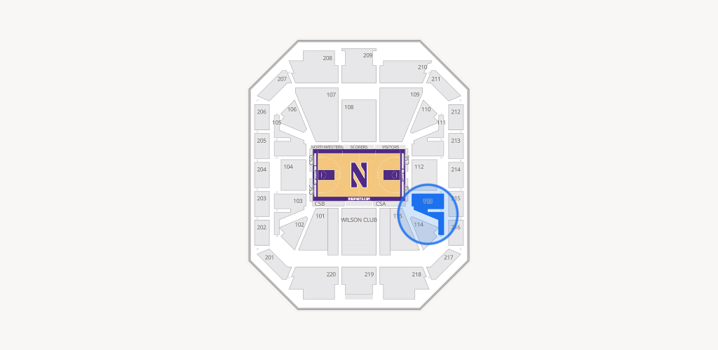 Welsh-Ryan Arena Seating Chart