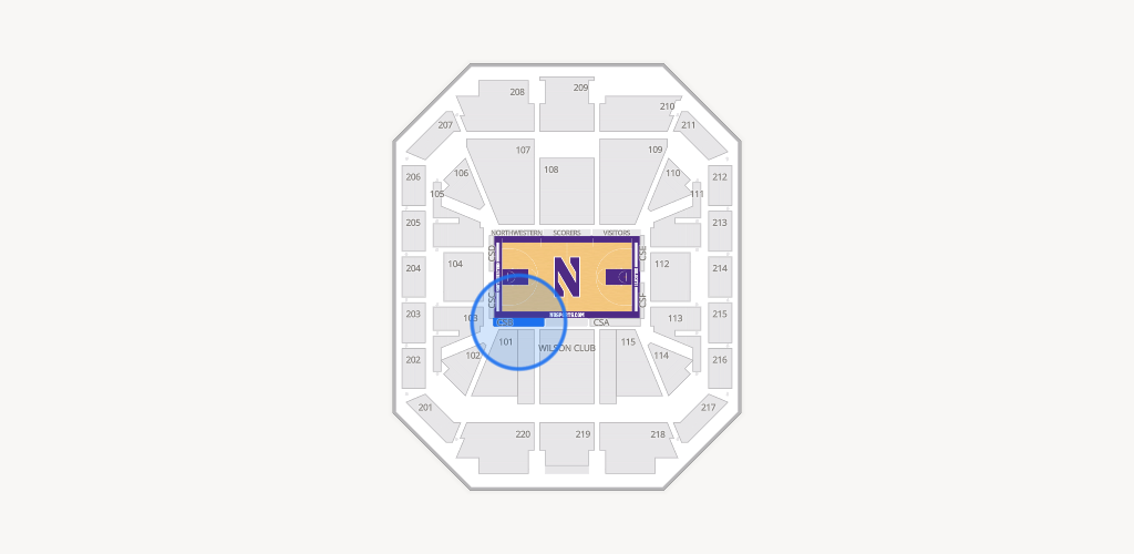 Welsh-Ryan Arena Seating Chart
