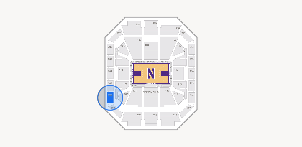 Welsh-Ryan Arena Seating Chart