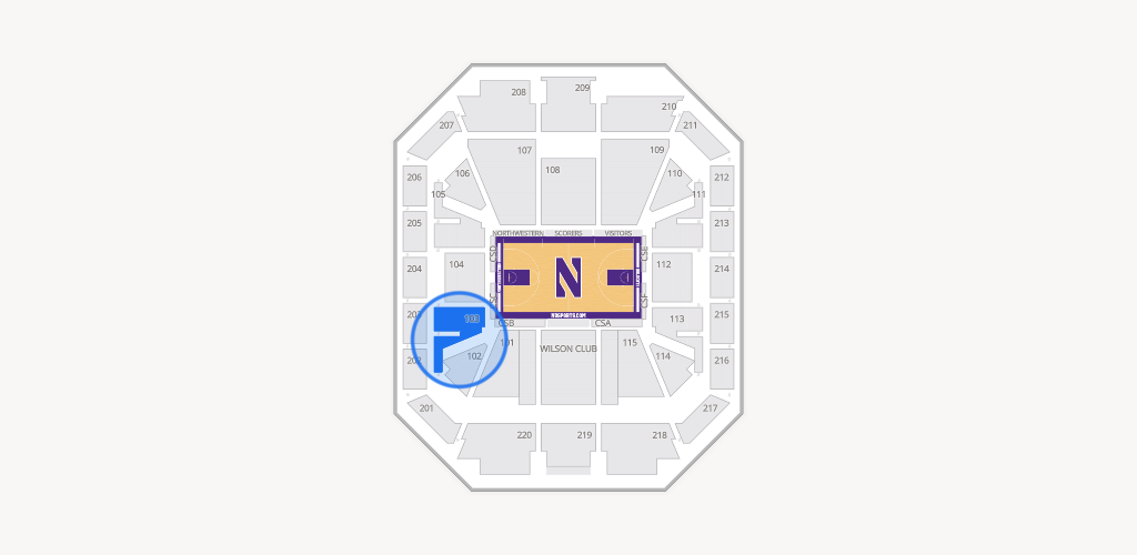 Welsh-Ryan Arena Seating Chart