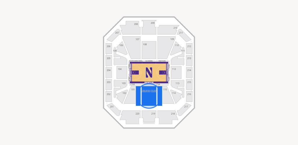 Welsh-Ryan Arena Seating Chart
