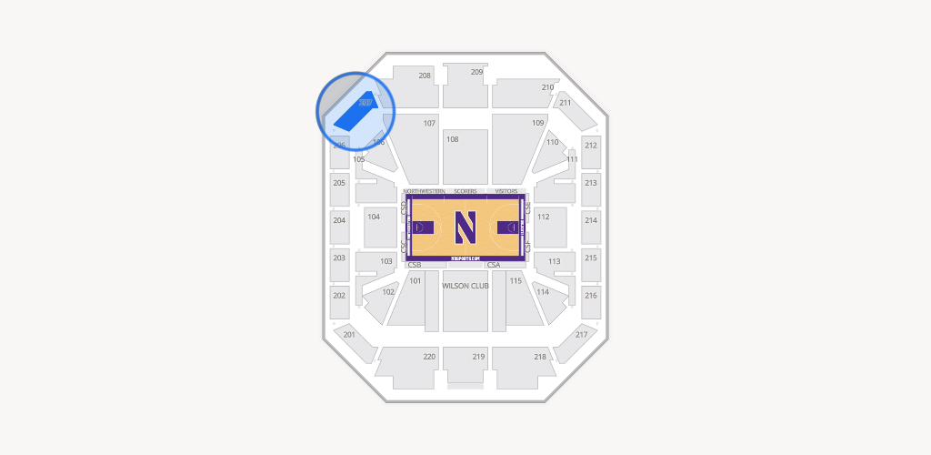 Welsh-Ryan Arena Seating Chart