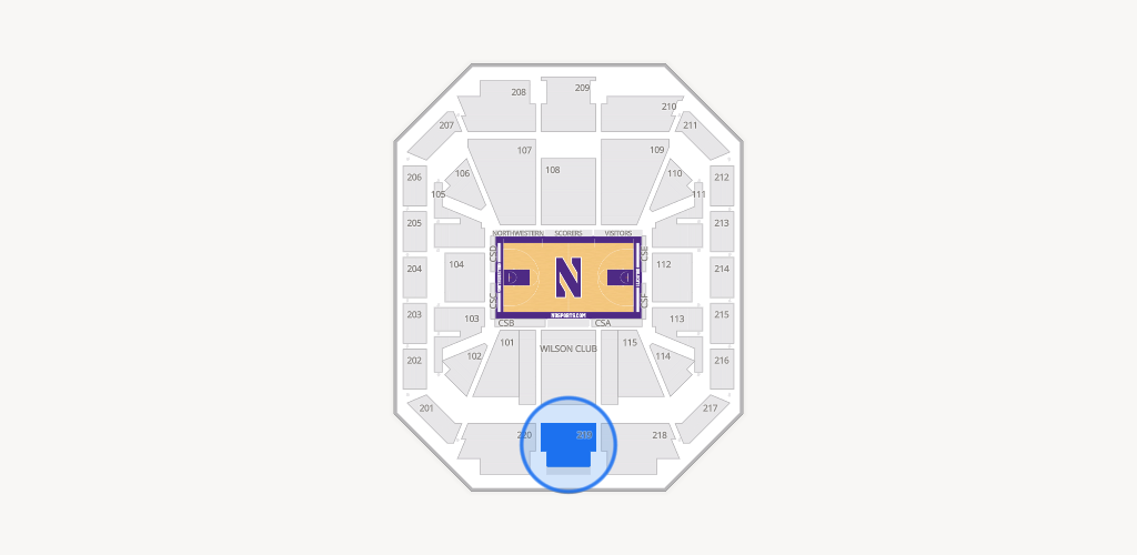 Welsh-Ryan Arena Seating Chart