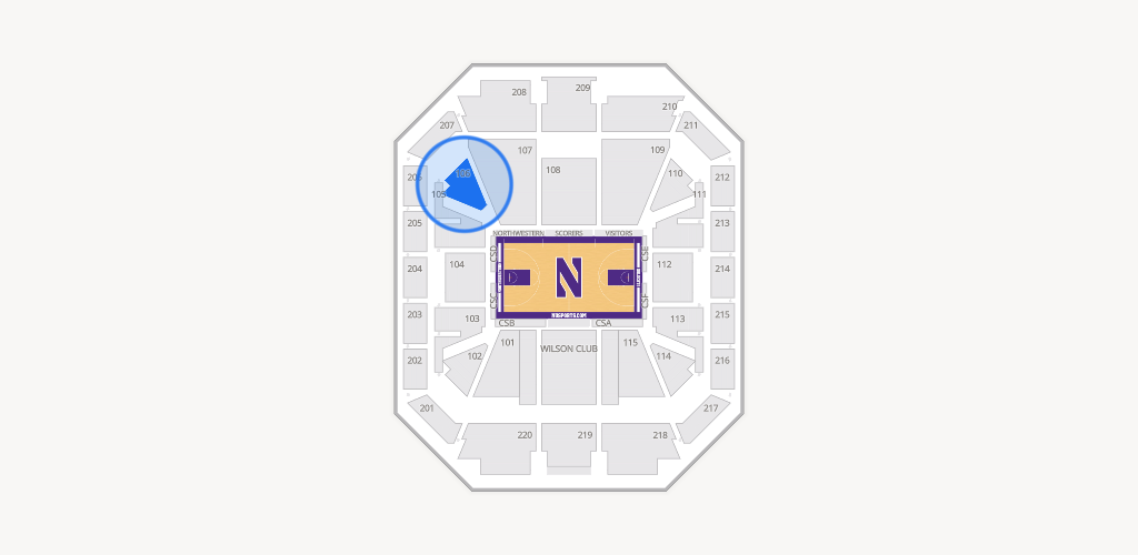 Welsh-Ryan Arena Seating Chart