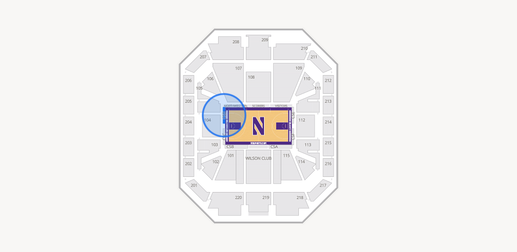 Welsh-Ryan Arena Seating Chart