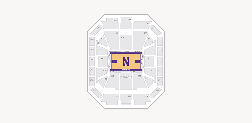 Welsh-Ryan Arena Seating Chart