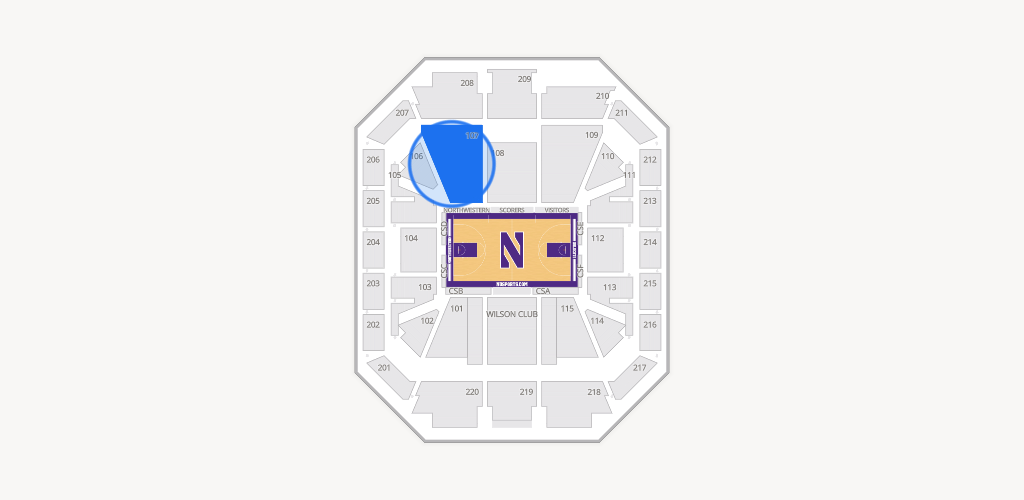Welsh-Ryan Arena Seating Chart