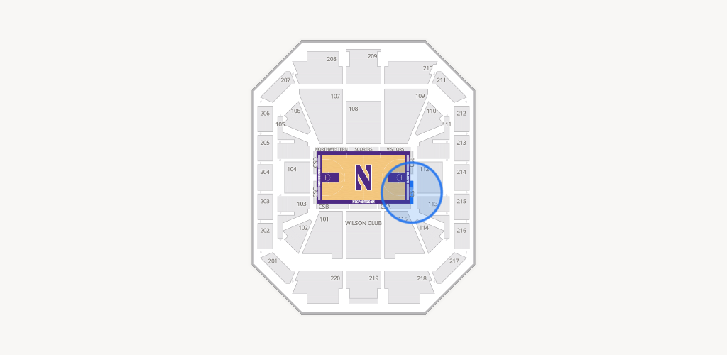 Welsh-Ryan Arena Seating Chart