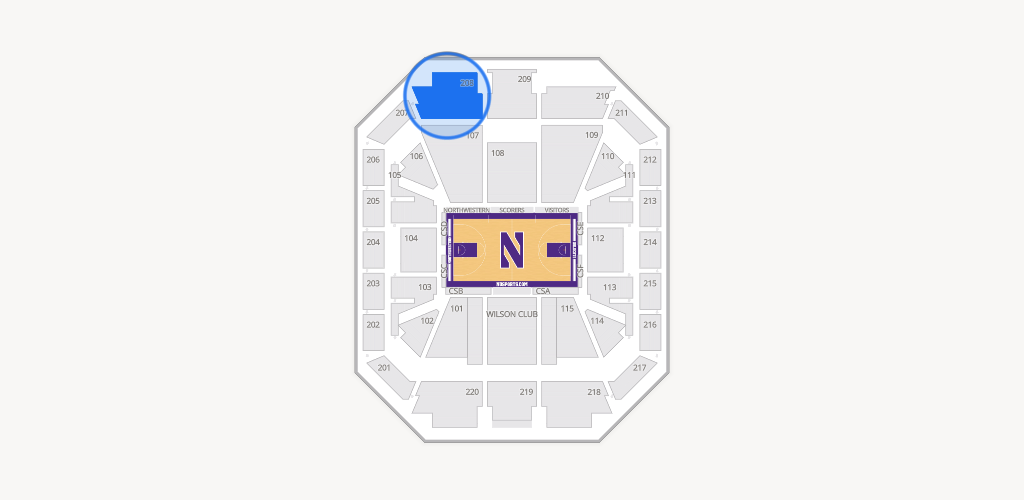 Welsh-Ryan Arena Seating Chart