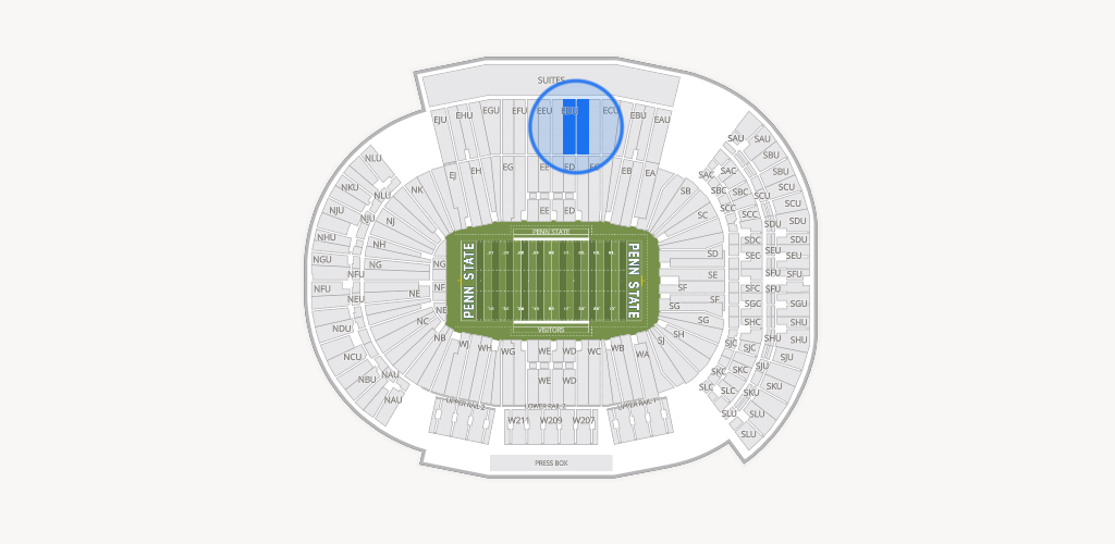 West Shore Home Field at Beaver Stadium Seating Chart