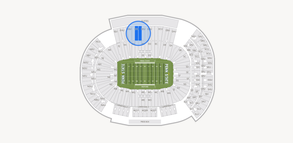 West Shore Home Field at Beaver Stadium Seating Chart