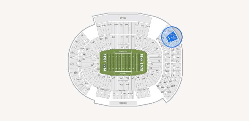 West Shore Home Field at Beaver Stadium Seating Chart