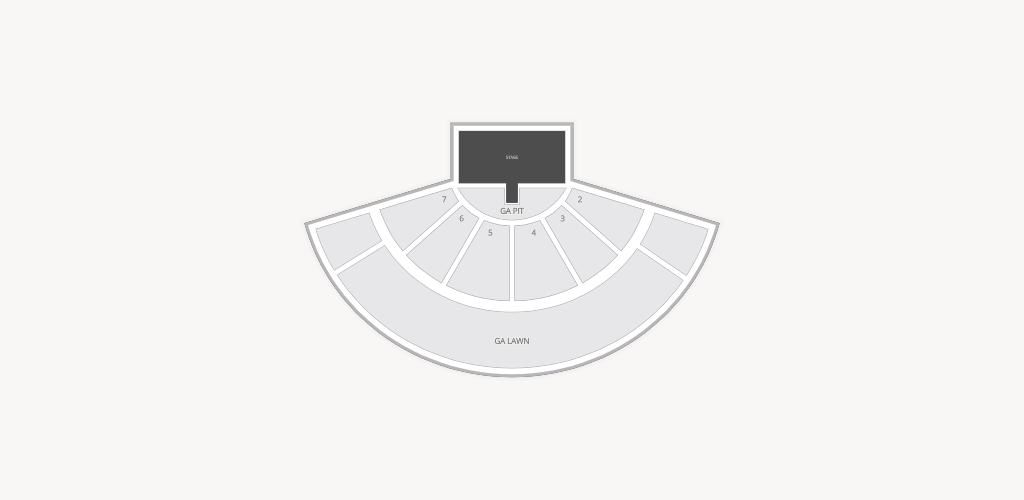 White Oak Amphitheatre at Greensboro Coliseum Complex Seating Chart