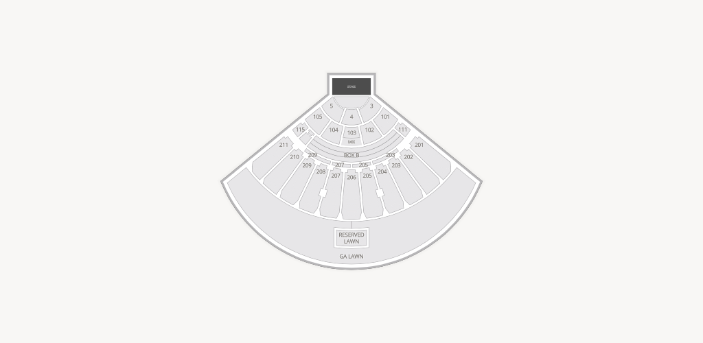 White River Amphitheatre Seating Chart