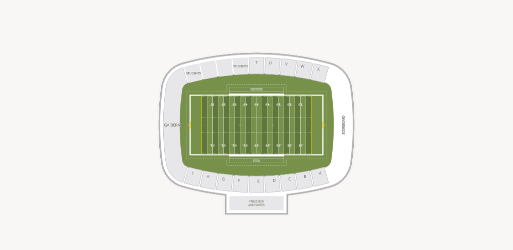William B. Greene Jr. Stadium Seating Chart