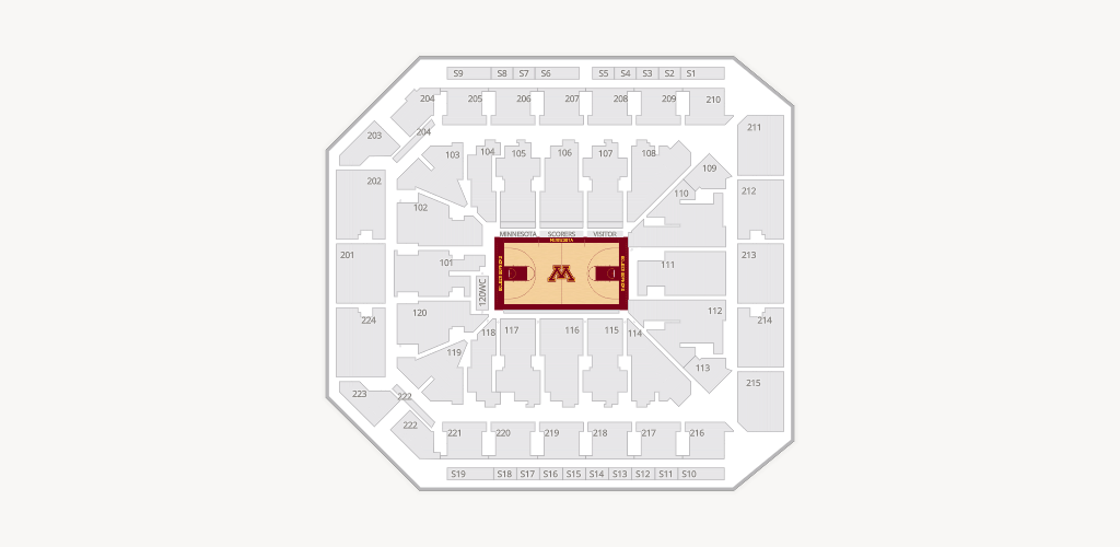 Williams Arena Seating Chart