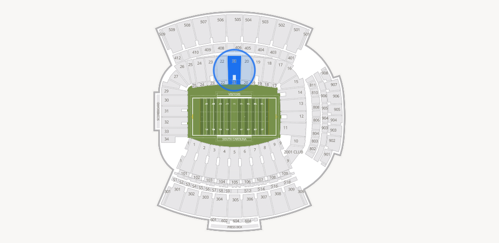 Williams-Brice Stadium Seating Chart