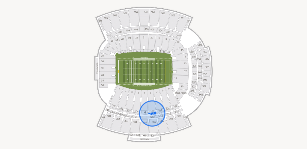 Williams-Brice Stadium Seating Chart