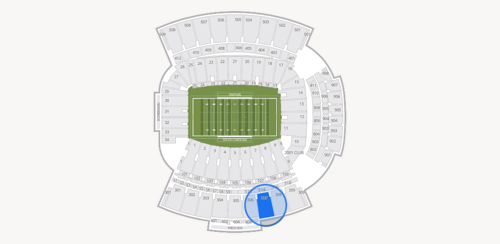 Williams-Brice Stadium Seating Chart