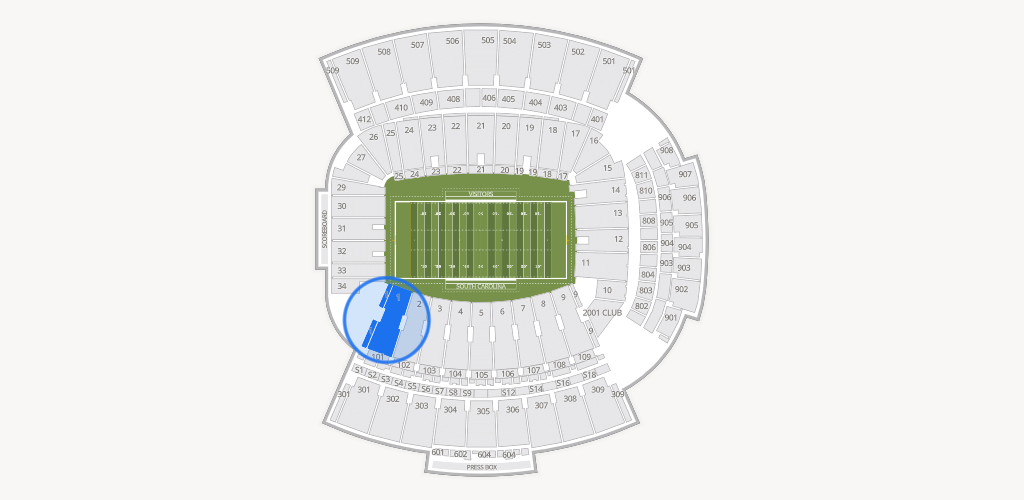 Williams-Brice Stadium Seating Chart