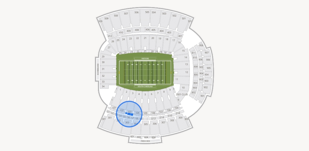 Williams-Brice Stadium Seating Chart
