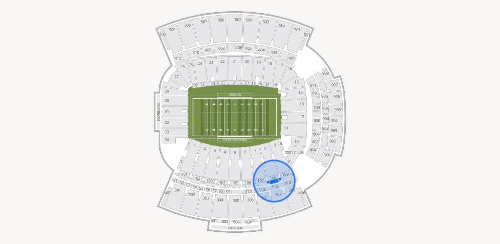 Williams-Brice Stadium Seating Chart