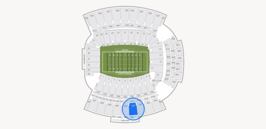 Williams-Brice Stadium Seating Chart