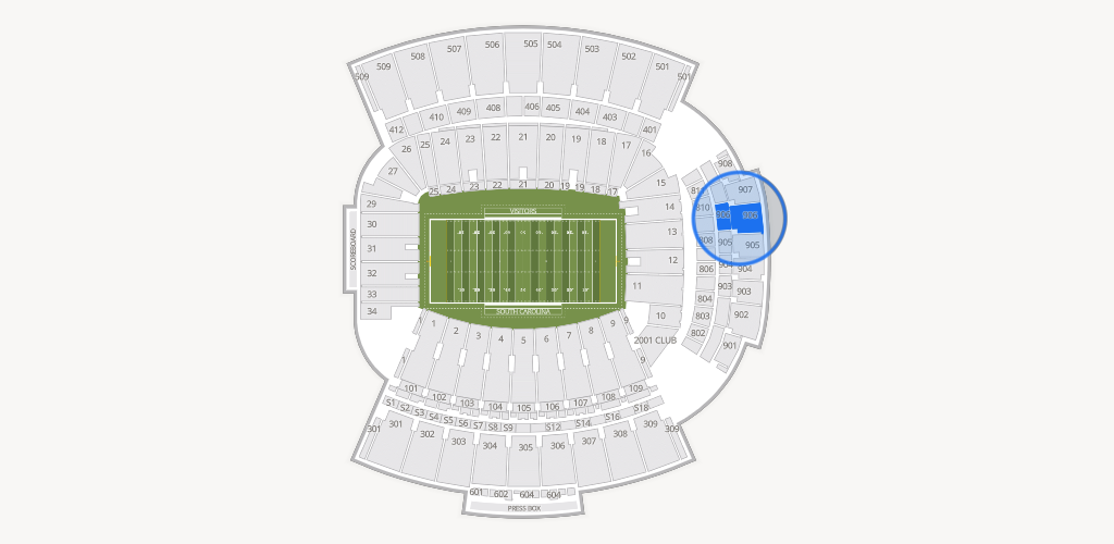 Williams-Brice Stadium Seating Chart