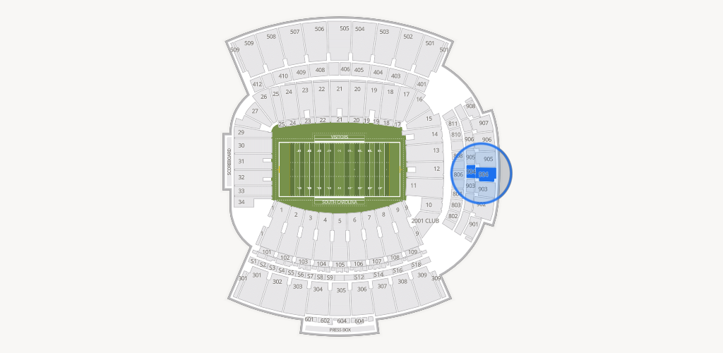 Williams-Brice Stadium Seating Chart