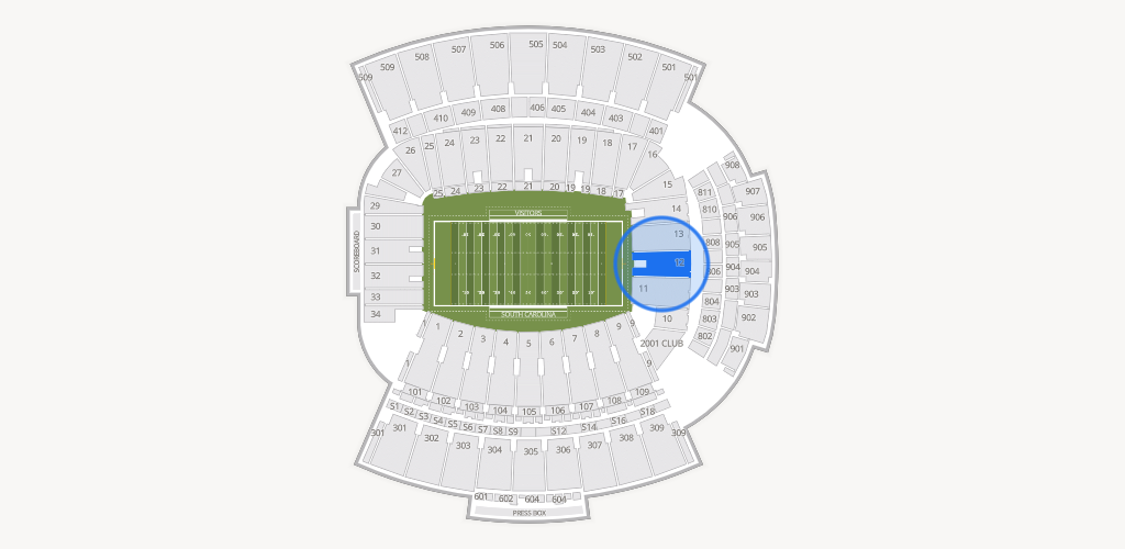 Williams-Brice Stadium Seating Chart
