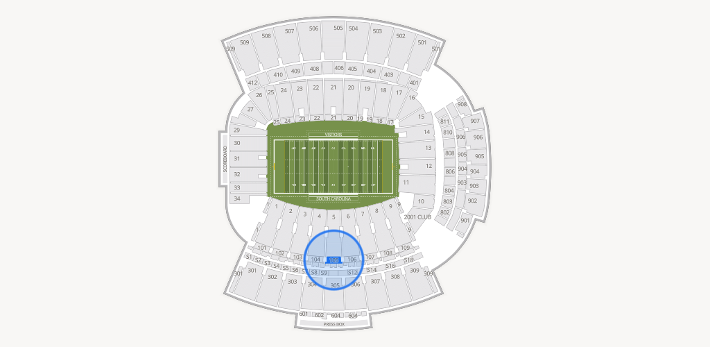 Williams-Brice Stadium Seating Chart