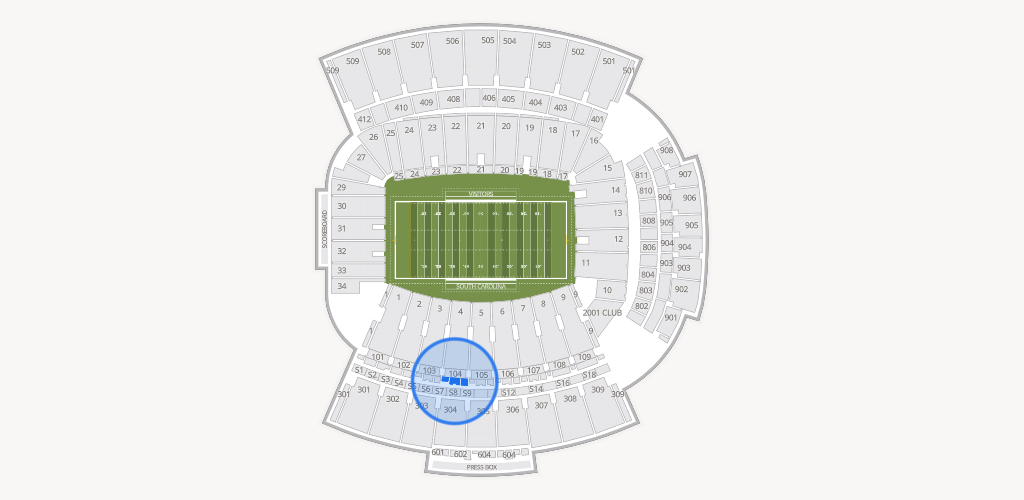 Williams-Brice Stadium Seating Chart