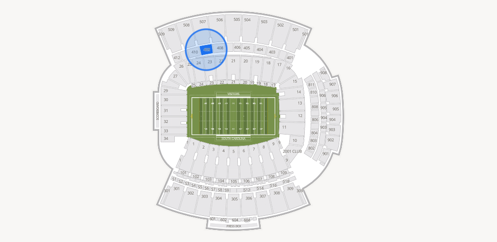 Williams-Brice Stadium Seating Chart