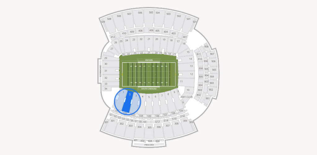 Williams-Brice Stadium Seating Chart