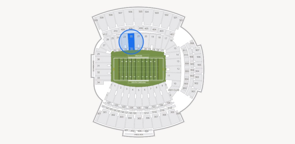 Williams-Brice Stadium Seating Chart