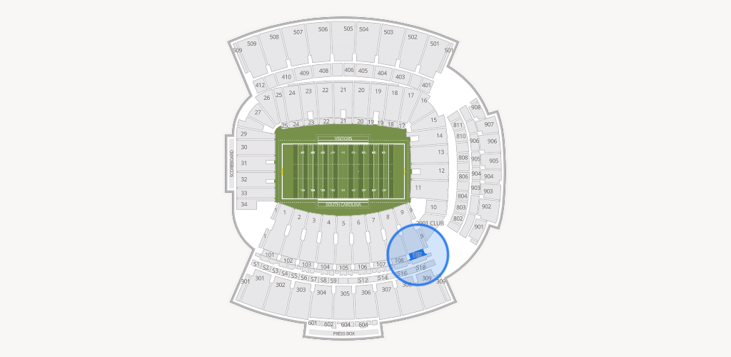 Williams-Brice Stadium Seating Chart