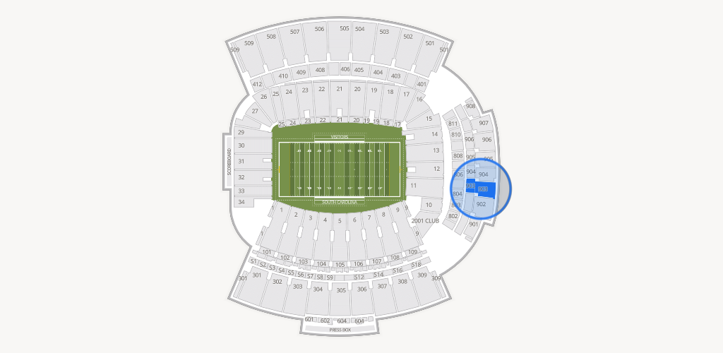 Williams-Brice Stadium Seating Chart