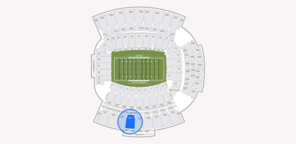 Williams-Brice Stadium Seating Chart