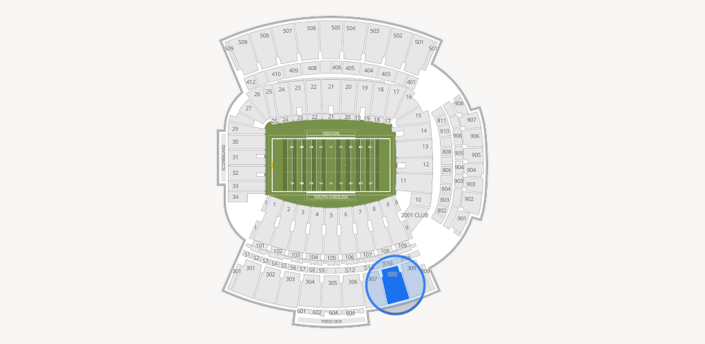 Williams-Brice Stadium Seating Chart