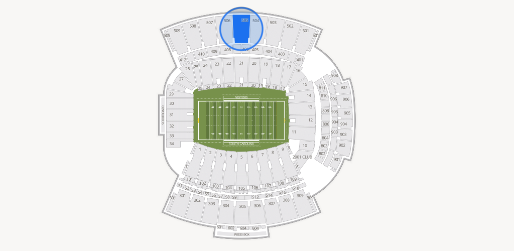 Williams-Brice Stadium Seating Chart