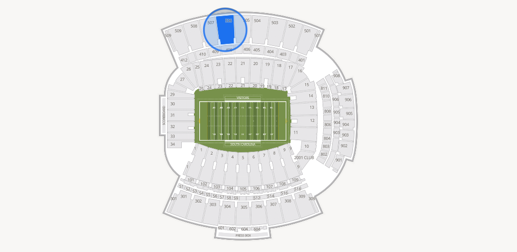 Williams-Brice Stadium Seating Chart