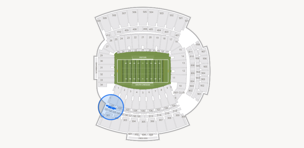 Williams-Brice Stadium Seating Chart