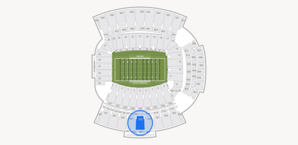 Williams-Brice Stadium Seating Chart