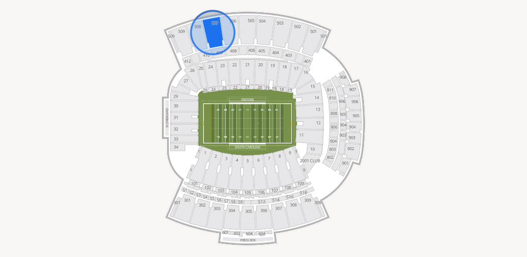 Williams-Brice Stadium Seating Chart