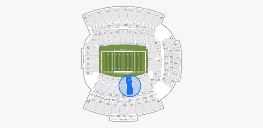 Williams-Brice Stadium Seating Chart