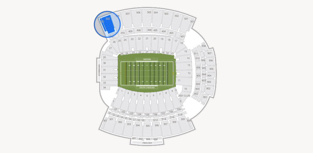Williams-Brice Stadium Seating Chart