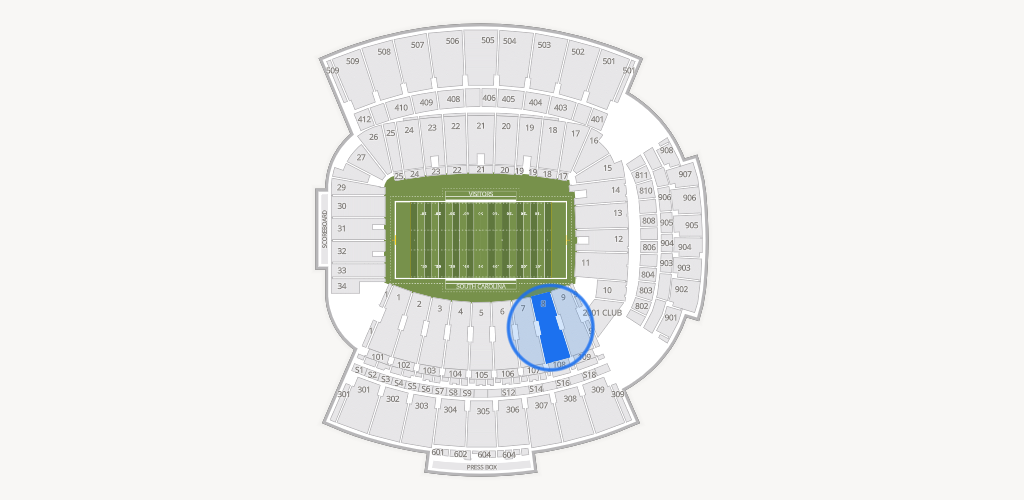 Williams-Brice Stadium Seating Chart