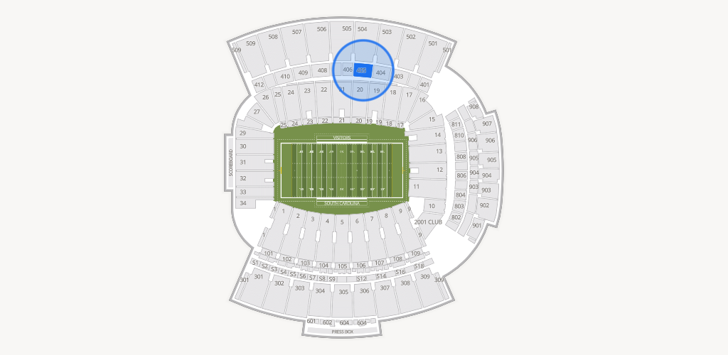 Williams-Brice Stadium Seating Chart
