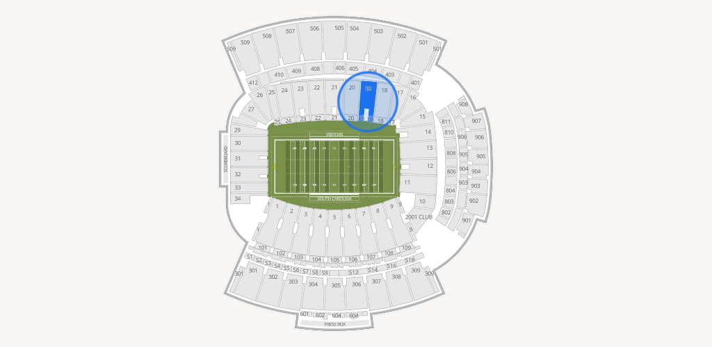 Williams-Brice Stadium Seating Chart