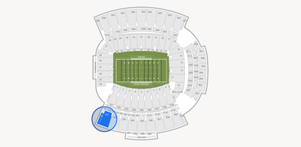Williams-Brice Stadium Seating Chart